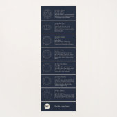 Tapis De Yoga Japandi Yoga Mat : Escape Serene (Dos)