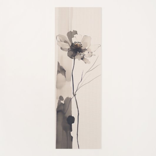 Tapis De Yoga Japandi Yoga Mat - Force et sérénité (Devant)