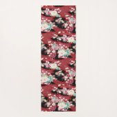 Tapis De Yoga Japonais KIMONO Textile, Floret Motif (Dos)
