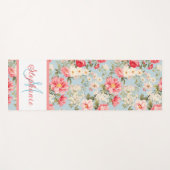 Tapis De Yoga Jardin à fleurs de campagne anglais (Devant (Horizontal))