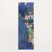 Tapis De Yoga Jardin avec chien et chat, Jessie Willcox Smith (Dos)