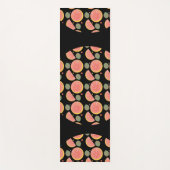 Tapis De Yoga Jardin de pamplemousse Vert Fruit Citrus Orange (Devant)