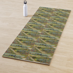 Tapis De Yoga Jardin de Van Gogh à Arles Impressionniste floral