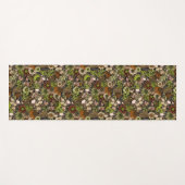 Tapis De Yoga Jardin Fleur sauvage vert (Devant (Horizontal))