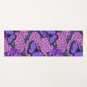 Tapis De Yoga Jardin morpho bleu 2 (Devant (Horizontal))