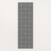 Tapis De Yoga Jardin Succulent Abstrait Rosette Trellis Motif (Dos)