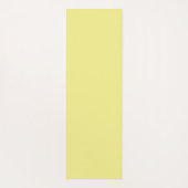 Tapis De Yoga Jaune clair et solide (Dos)