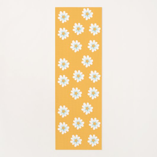 tapis de yoga jaune vif (Devant)