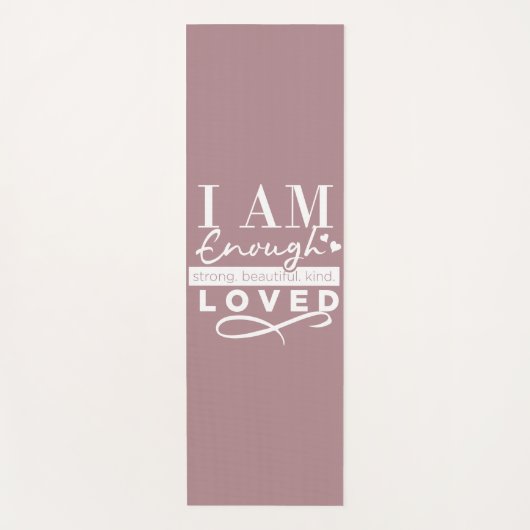 Tapis De Yoga Je Suis Assez (Devant)