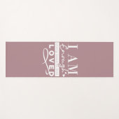 Tapis De Yoga Je Suis Assez (Devant (Horizontal))