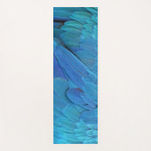 Tapis De Yoga Je suis bleu - Plumes Macaw (Devant)