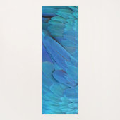 Tapis De Yoga Je suis bleu - Plumes Macaw (Dos)
