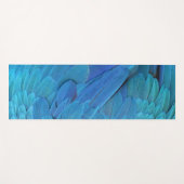 Tapis De Yoga Je suis bleu - Plumes Macaw (Devant (Horizontal))