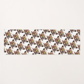 Tapis De Yoga Je suis chatouillé que cette chiche aime chicoter (Devant (Horizontal))