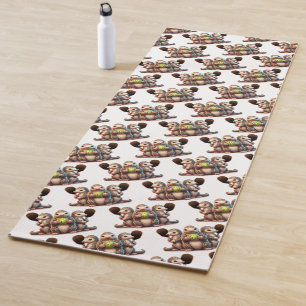 Tapis De Yoga Je suis chatouillé que cette chiche aime chicoter