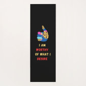 Tapis De Yoga Je suis digne (Dos)