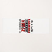 Tapis De Yoga Je suis une maman, une grand-mère et une infirmièr (Devant (Horizontal))