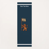 Tapis De Yoga Jerusalem Lion With Flag (Devant)