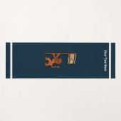 Tapis De Yoga Jerusalem Lion With Flag (Devant (Horizontal))