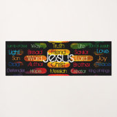 Tapis De Yoga Jésus Noms et Attributs Yoga Mat (Dos (Horizontal))