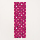 Tapis De Yoga Jockey soies rose Horseracing (Devant)