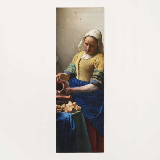 Tapis De Yoga Johannes Vermeer - La Milkmaid (Dos)