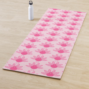 Tapis De Yoga Joli bébé rose fille Thanksgiving Turquie Motif