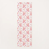 Tapis De Yoga Joli Motif De Cochon Avec Coeurs (Devant)