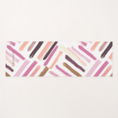 Tapis De Yoga Joli pinceau Motif (Devant (Horizontal))