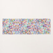 Tapis De Yoga Joli Rainbow Coloured Paint Drops (Dos (Horizontal))