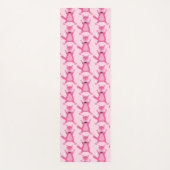 Tapis De Yoga Joli rose bébé fille Fox Patterned (Devant)