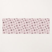 Tapis De Yoga Joli Stars De Geo Rose - motif. (Devant (Horizontal))