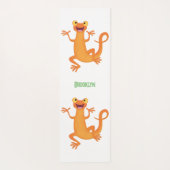 Tapis De Yoga Joli triton orangé joyeux (Dos)
