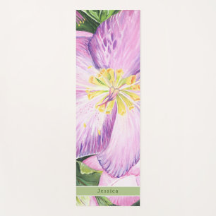 Tapis De Yoga Joli yoga floral