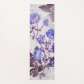 Tapis De Yoga Jolie impression de fleurs violettes (Devant)