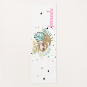 Tapis De Yoga Jolie machine à dormir, Étoiles, Princesse (Devant)