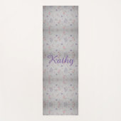 Tapis De Yoga Jolies fleurs aquarelles (Devant)