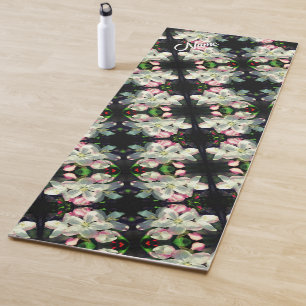 Tapis De Yoga Jolies fleurs de fleurs de printemps personnalisée