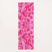 Tapis De Yoga Jolies Fleurs Rouges (Devant)