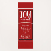 Tapis De Yoga Joy Peace Red (Devant)