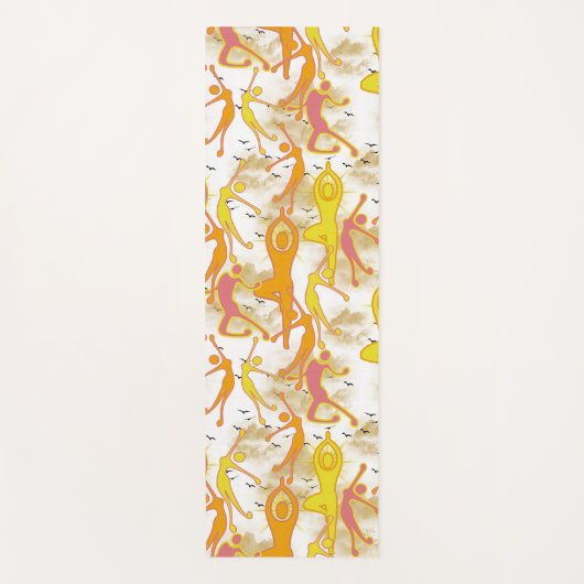 Tapis De Yoga Joyeuse Danse Yoga Girls (Devant)