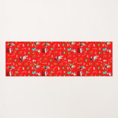 Tapis De Yoga Joyeux Noël Nice Naughty 25 décembre Noël (Dos (Horizontal))