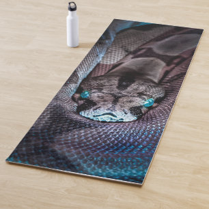 Tapis De Yoga Joyeux serpent d'anniversaire