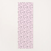 Tapis De Yoga Juste Noté rose (Devant)