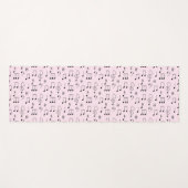 Tapis De Yoga Juste Noté rose (Devant (Horizontal))