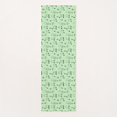 Tapis De Yoga Juste noté vert (Devant)