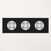 Tapis De Yoga Kaléidoscope du premier volume seize (Devant (Horizontal))