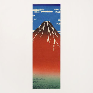 Tapis De Yoga Katsushika Hokusai - Vent Fin, Matin Clair
