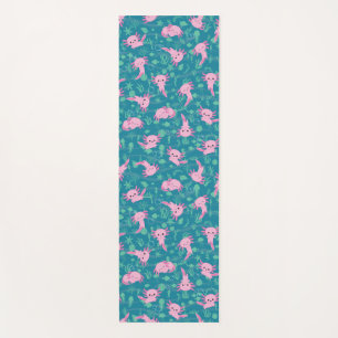 Tapis De Yoga Kawaii Axolotl en Mat de Yoga Océan