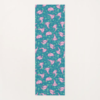 Tapis De Yoga Kawaii Axolotl en Mat de Yoga Océan